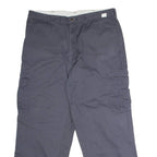 DICKIES Workwear Cargo Mens Twill Trousers Grey Regular Straight W38 L29
