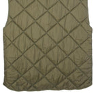 DICK'S Mens Green Quilted Sleeveless Zip Jacket XL Polyester Padded Outdoor