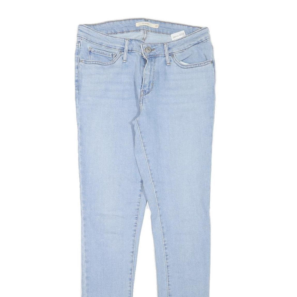 LEVI'S Womens Jeans Light Blue Slim Skinny Denim Rinse W28 L32
