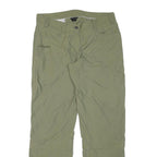 SCHOFFEL Womens Polyester Blend Green Regular Straight Trousers W31 L29 Casual