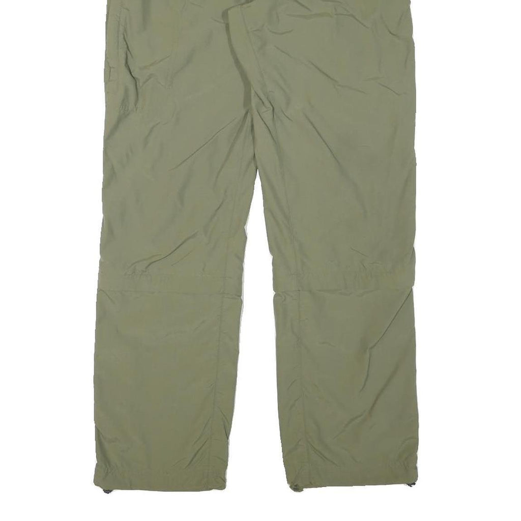 SCHOFFEL Womens Polyester Blend Green Regular Straight Trousers W31 L29 Casual