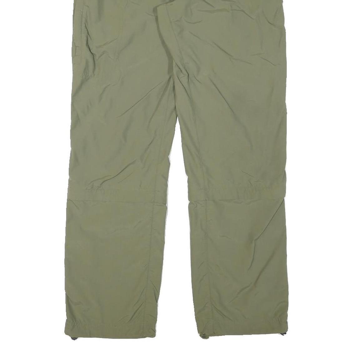 SCHOFFEL Womens Polyester Blend Green Regular Straight Trousers W31 L29 Casual