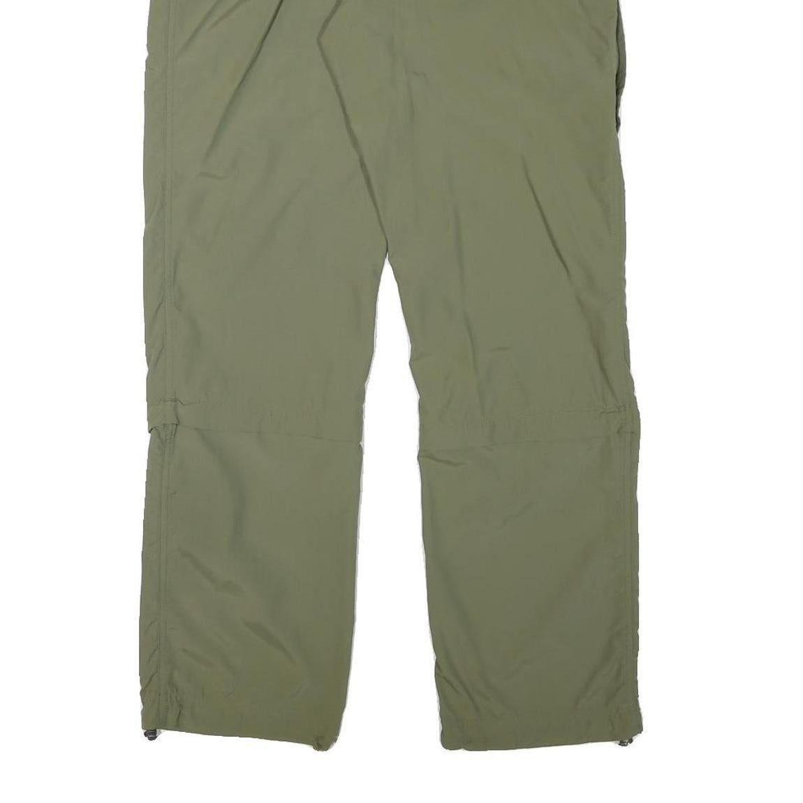 SCHOFFEL Womens Polyester Blend Green Regular Straight Trousers W31 L29 Casual