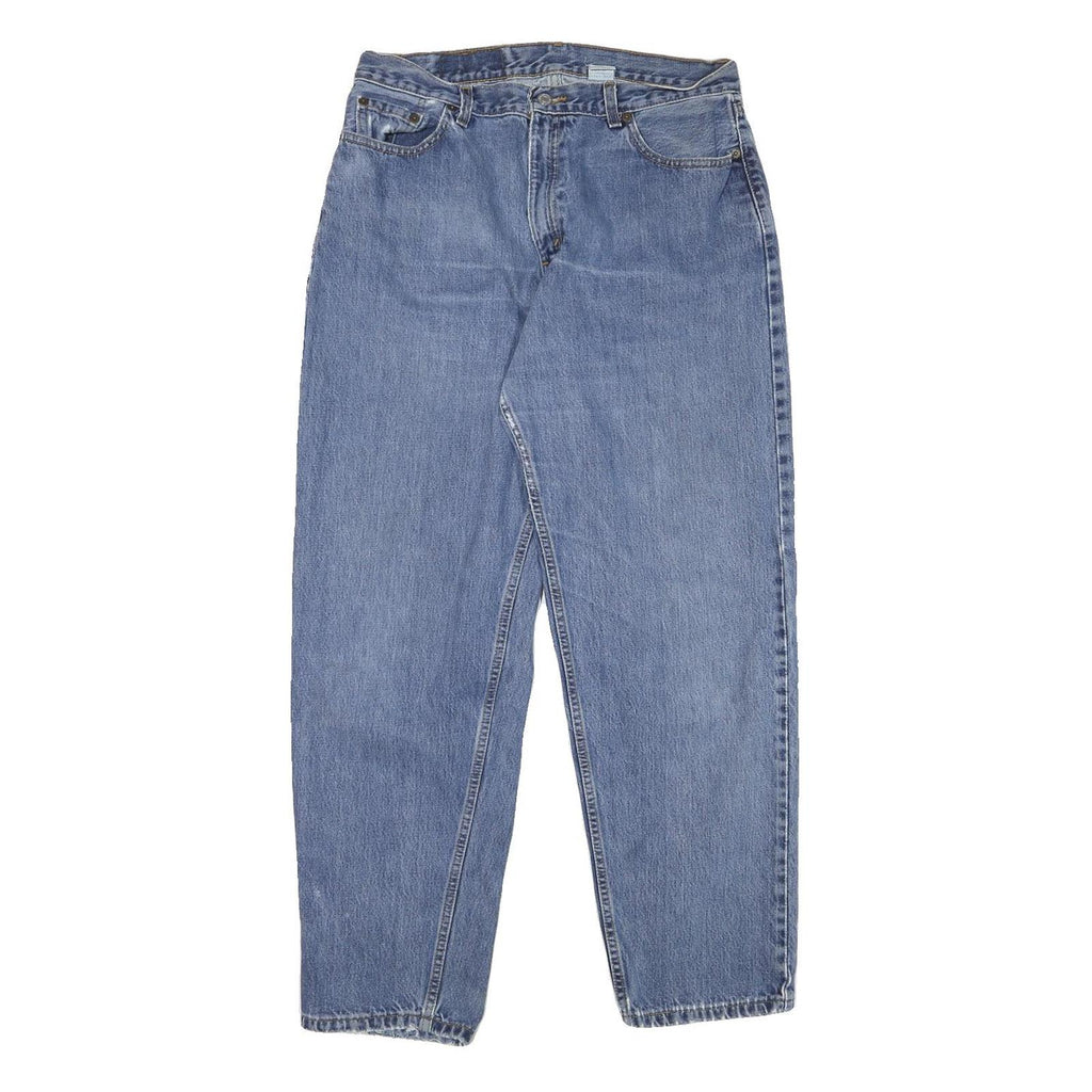 LEVI'S Womens Relaxed Blue Denim Jeans W32 L31 Classic Cotton Blend Zip