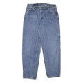 LEVI'S Womens Relaxed Blue Denim Jeans W32 L31 Classic Cotton Blend Zip