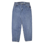 LEVI'S Womens Relaxed Blue Denim Jeans W32 L31 Classic Cotton Blend Zip