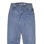 LEVI'S Womens Relaxed Blue Denim Jeans W32 L31 Classic Cotton Blend Zip