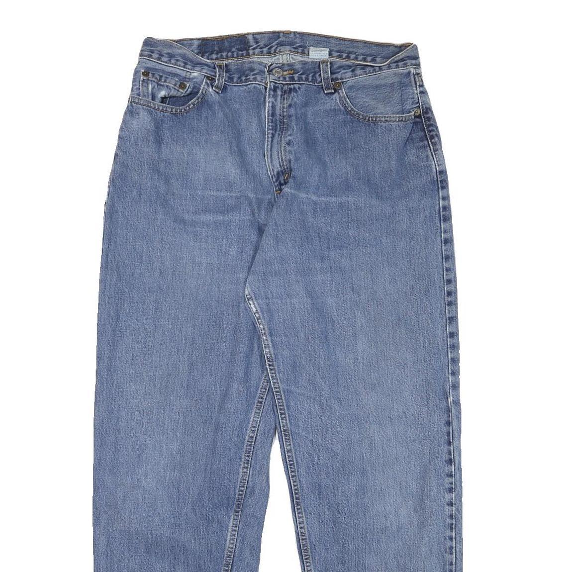 LEVI'S Womens Relaxed Blue Denim Jeans W32 L31 Classic Cotton Blend Zip