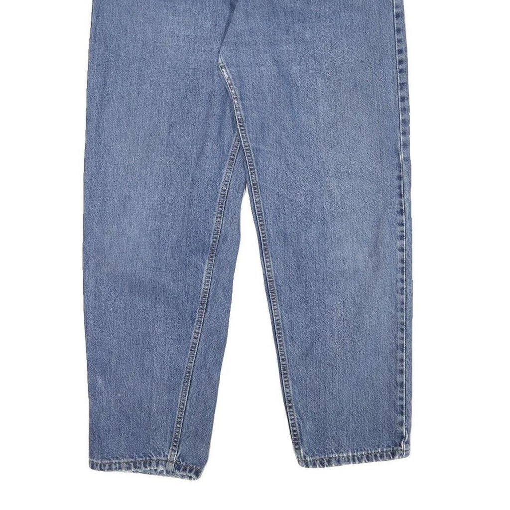 LEVI'S Womens Relaxed Blue Denim Jeans W32 L31 Classic Cotton Blend Zip