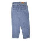 LEVI'S Womens Relaxed Blue Denim Jeans W32 L31 Classic Cotton Blend Zip