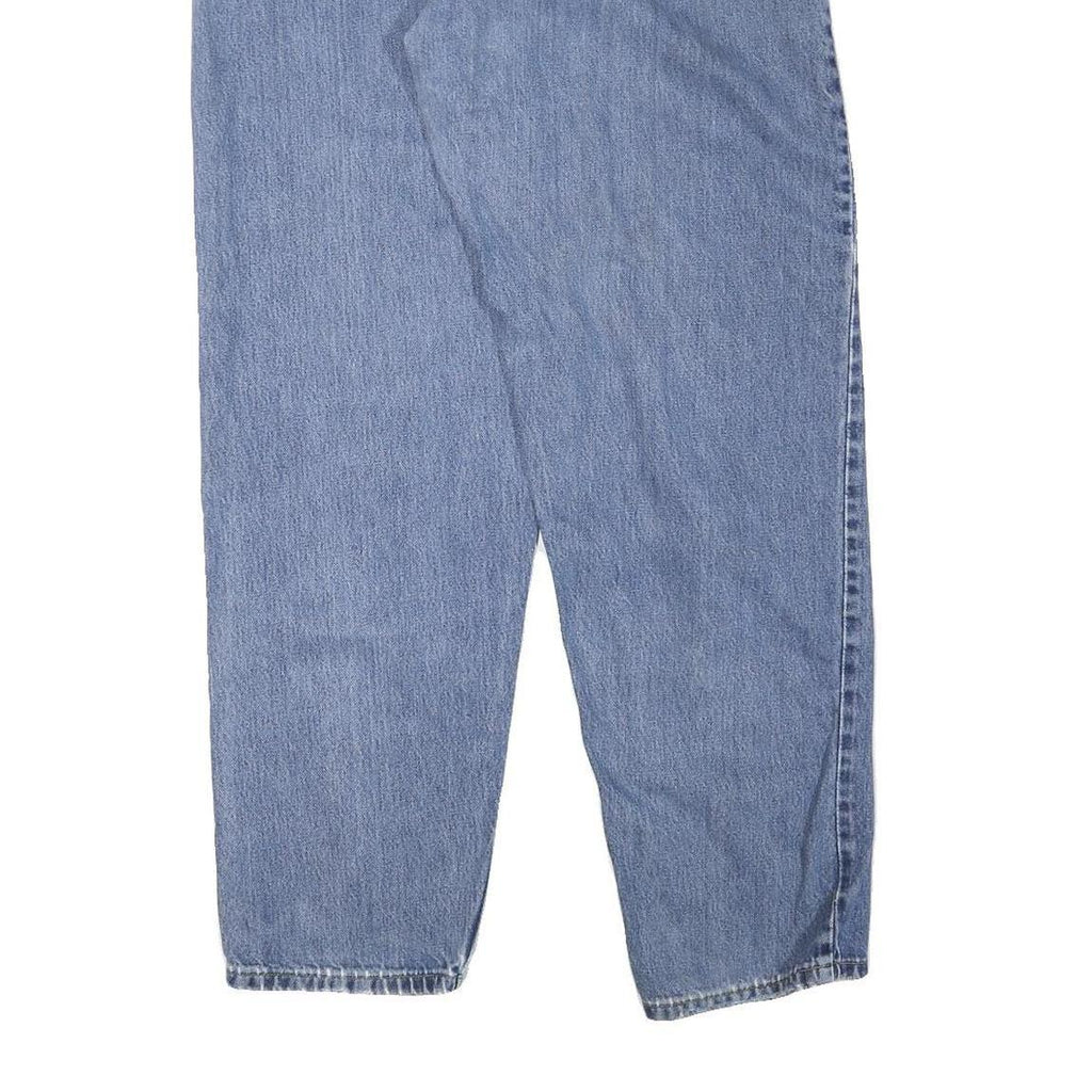 LEVI'S Womens Relaxed Blue Denim Jeans W32 L31 Classic Cotton Blend Zip