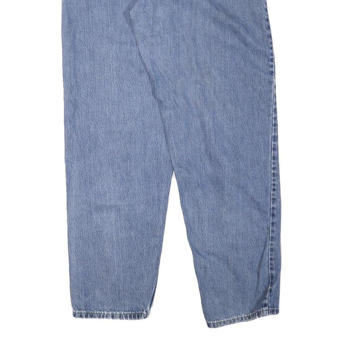 LEVI'S Womens Relaxed Blue Denim Jeans W32 L31 Classic Cotton Blend Zip