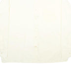 TOP SPORT Mens White 2XL Long Sleeve Cotton Blend Shirt Classic Fit Formal