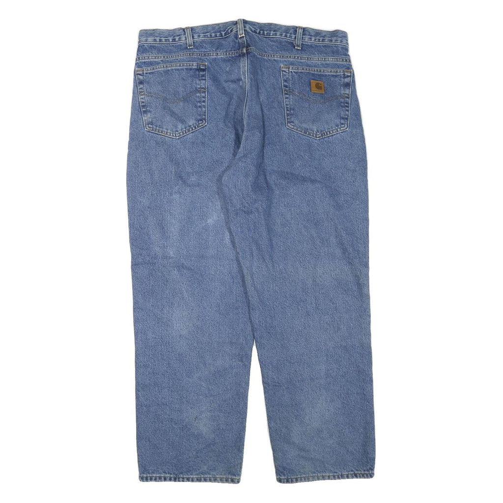 CARHARTT Mens Jeans Blue Regular Straight Denim Light W40 L30 Classic Cotton