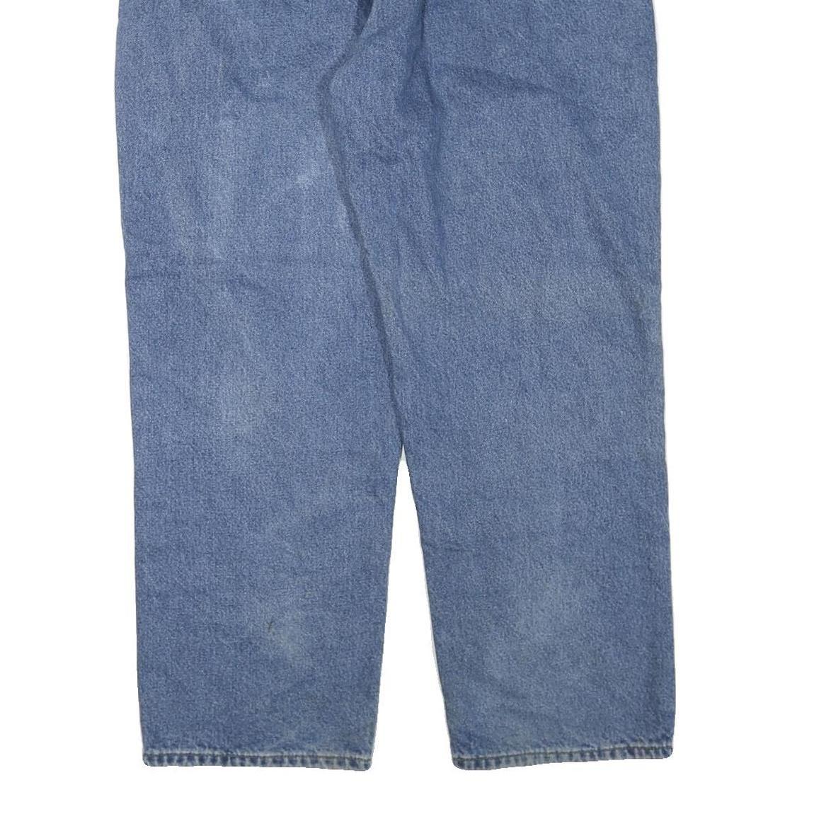 CARHARTT Mens Jeans Blue Regular Straight Denim Light W40 L30 Classic Cotton