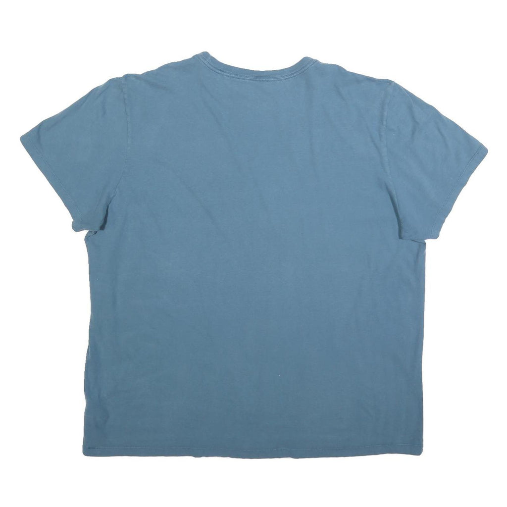 THE NORTH FACE Mens Blue Graphic T-Shirt XL Short Sleeve Crew Neck Outdoor