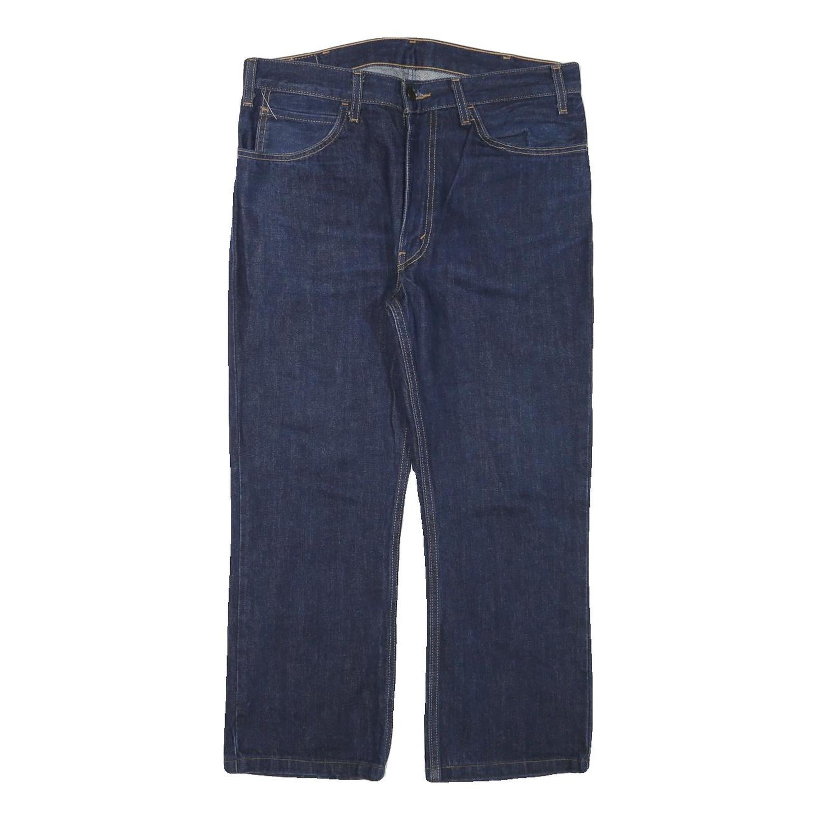 LEVI'S Mens Blue Regular Fit Straight Denim Jeans W33 L24 Classic Cotton Zip