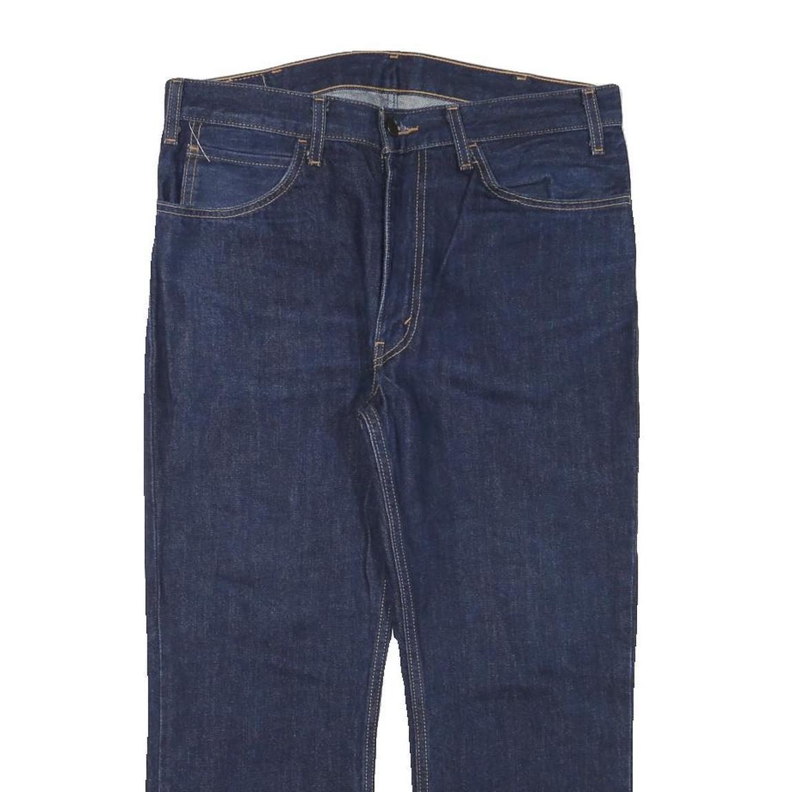 LEVI'S Mens Blue Regular Fit Straight Denim Jeans W33 L24 Classic Cotton Zip