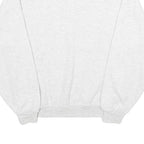 JERZEES Mens White Fear The Flute Cotton Blend Sweatshirt S Crew Neck Casual