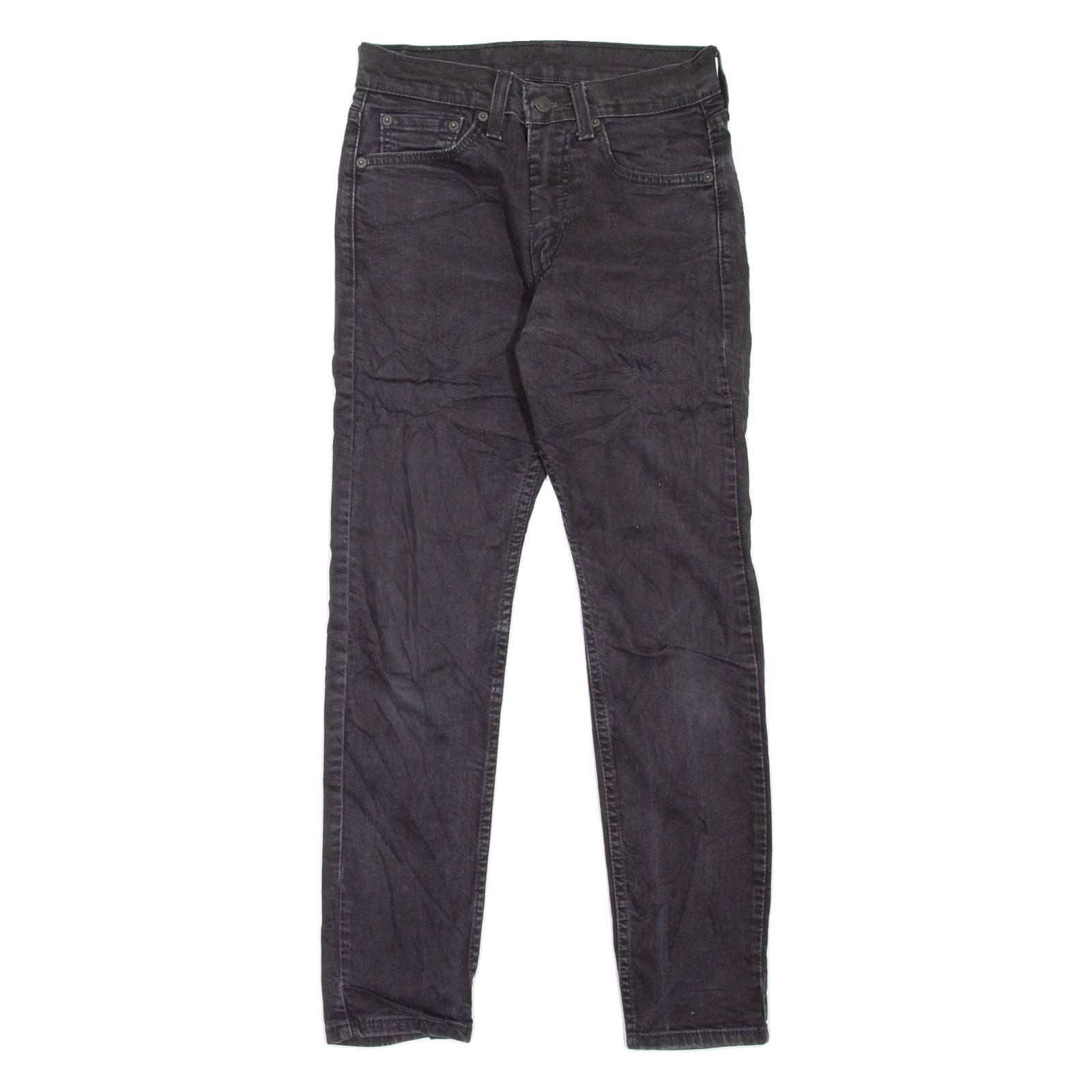 LEVI'S 512 Jeans Mens Black Slim Tapered W28 L27