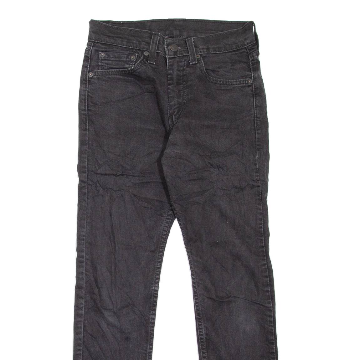 LEVI'S 512 Jeans Mens Black Slim Tapered W28 L27