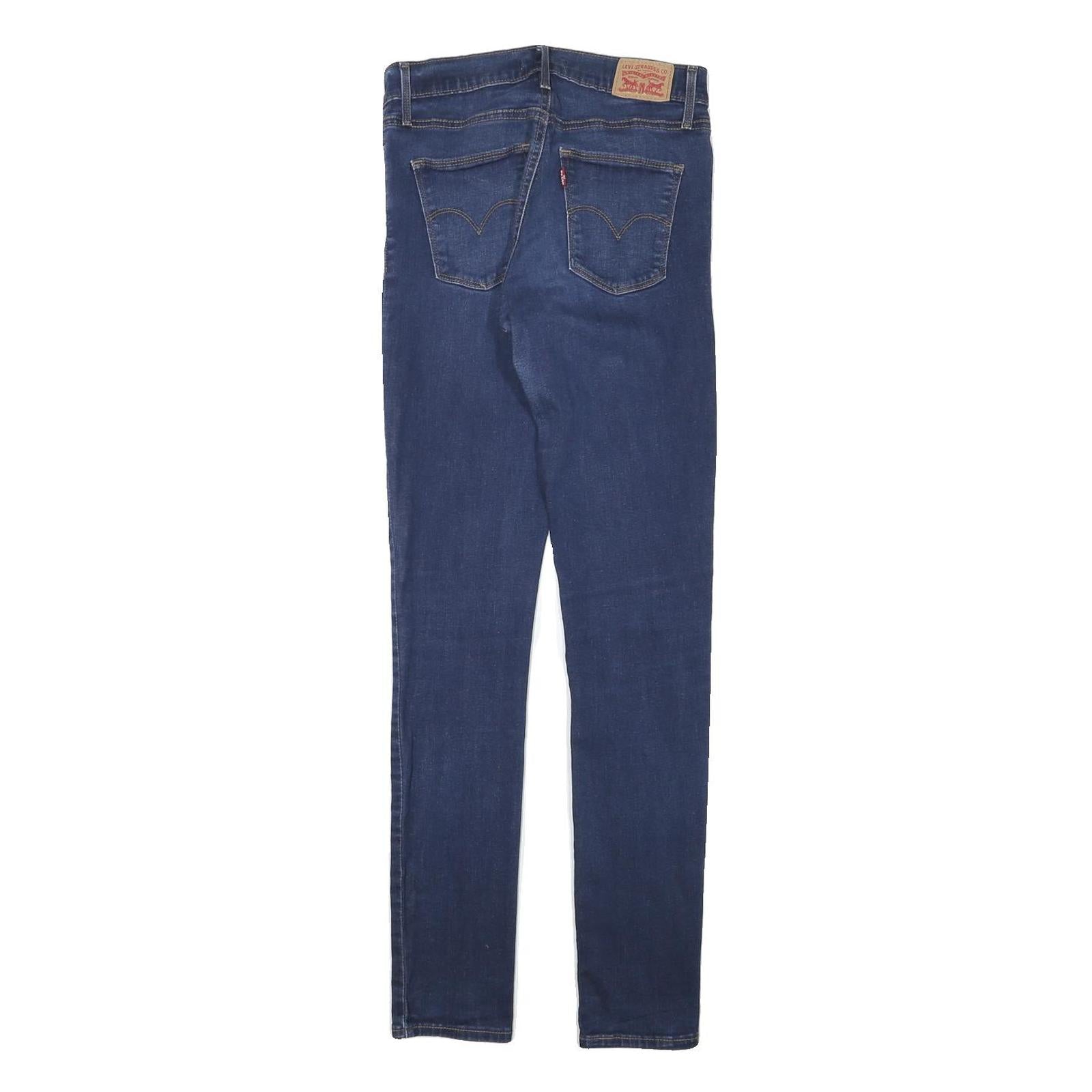 LEVI'S Womens Slim Blue Denim Jeans W27 L31 Zip Classic Fit