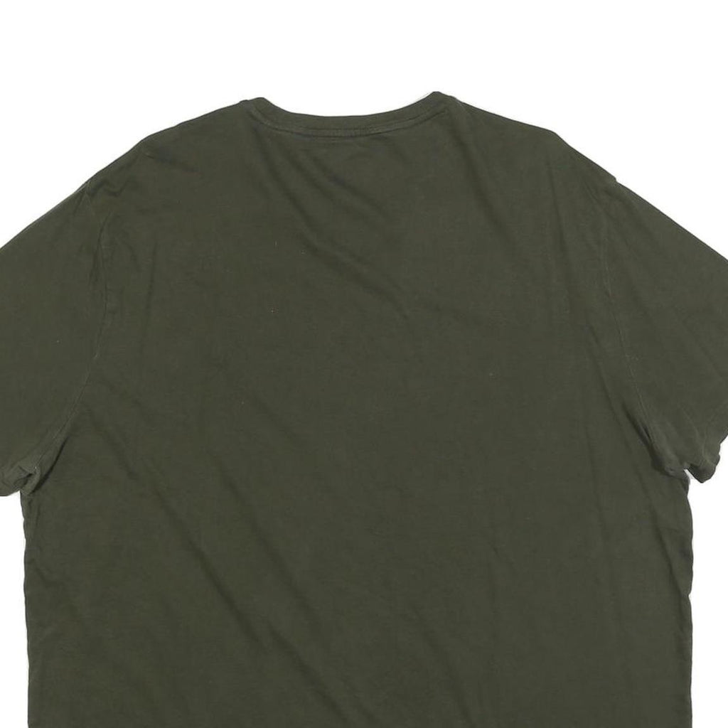 POLO RALPH LAUREN Mens Green V-Neck T-Shirt XL Cotton Blend Casual