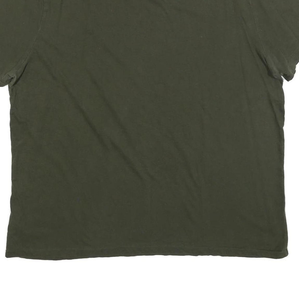 POLO RALPH LAUREN Mens Green V-Neck T-Shirt XL Cotton Blend Casual