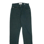 DI RAFFAELE Womens Regular Fit Black Cotton Denim Jeans W26 L33 Slim Straight