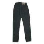 DI RAFFAELE Womens Regular Fit Black Cotton Denim Jeans W26 L33 Slim Straight