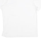 TOMMY HILFIGER Mens White L T-Shirt Short Sleeve Crew Neck Plain Cotton