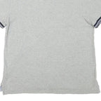 TOMMY HILFIGER Mens Grey Short Sleeve Plain M Polo Shirt Pocket Logo