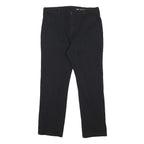 LEVI'S Mens Cotton Blend Black Slim Trousers W30 L27 Zip Closure Casual