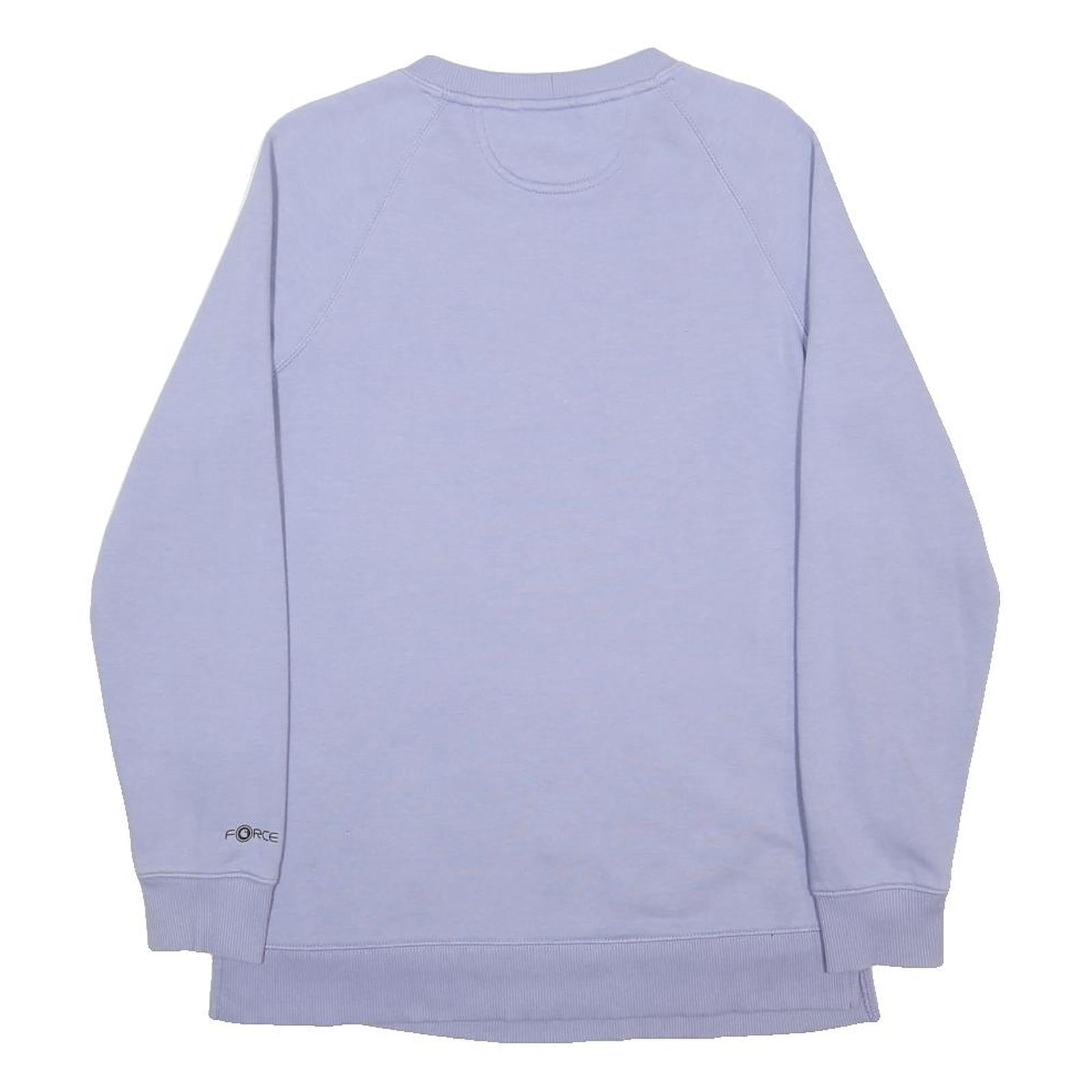 CARHARTT Womens Blue Crew Neck M Cotton Blend Pullover Sweatshirt Workwear