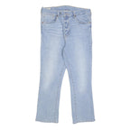 LEVI'S Womens Regular Light Blue Denim Jeans W31 L25 Classic Cotton Blend Zip