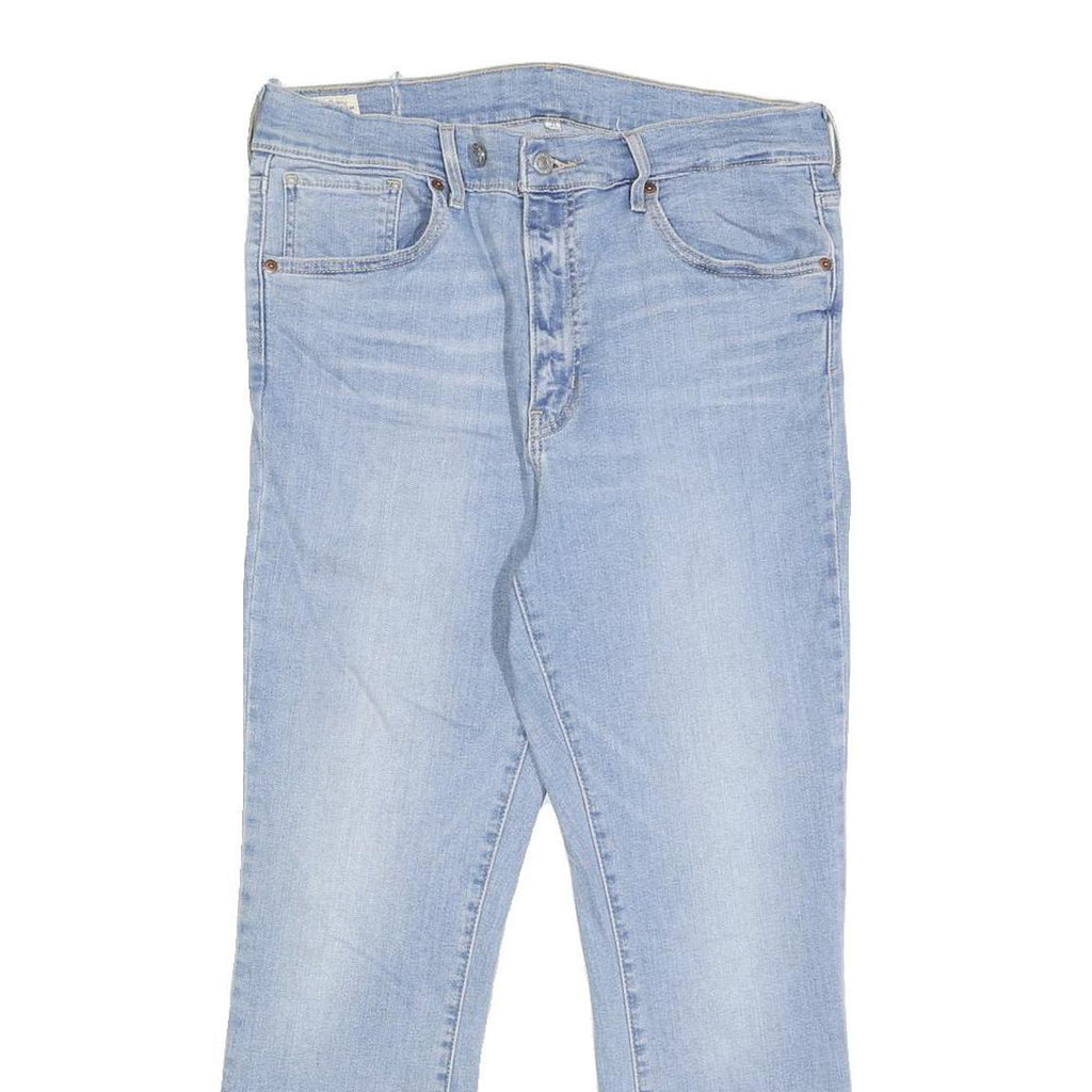 LEVI'S Womens Regular Light Blue Denim Jeans W31 L25 Classic Cotton Blend Zip