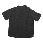 BATIK BAY Mens Black Rayon Hawaiian XL Floral Print Short Sleeve Shirt Relaxed