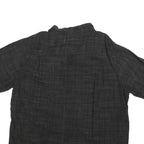 BATIK BAY Mens Black Rayon Hawaiian XL Floral Print Short Sleeve Shirt Relaxed