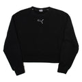 PUMA Womens Sweatshirt Black Crew Neck XS
