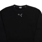PUMA Womens Sweatshirt Black Crew Neck XS