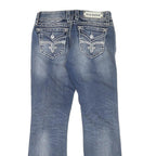 ROCK REVIVAL Womens Jeans Blue Regular Bootcut Denim Medium W32 L31 Stylish