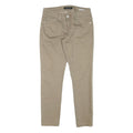 SYLVIAN HEACH Womens Slim Beige Cotton Blend Trousers W28 L25 Casual Wear