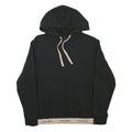 CALVIN KLEIN Womens Black Hoodie M Logo Band Bottom Pullover Hooded Jumper