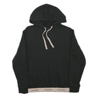 CALVIN KLEIN Womens Black Hoodie M Logo Band Bottom Pullover Hooded Jumper