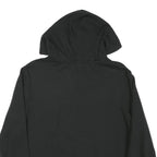CALVIN KLEIN Womens Black Hoodie M Logo Band Bottom Pullover Hooded Jumper