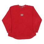 NIKE Mens Red IU Logo Pullover Hoodie XL Polyester Blend Casual Wear