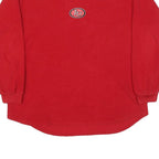 NIKE Mens Red IU Logo Pullover Hoodie XL Polyester Blend Casual Wear