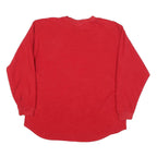 NIKE Mens Red IU Logo Pullover Hoodie XL Polyester Blend Casual Wear