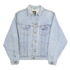 LEE Mens Blue Denim Jacket L Cotton Classic Fit Button Closure Casual Style