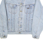 LEE Mens Blue Denim Jacket L Cotton Classic Fit Button Closure Casual Style